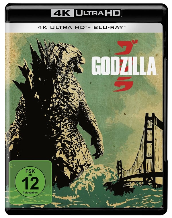 Godzilla (4K UltraHD) (+ Bluray 2D) (4K UHD Bluray) Brand New