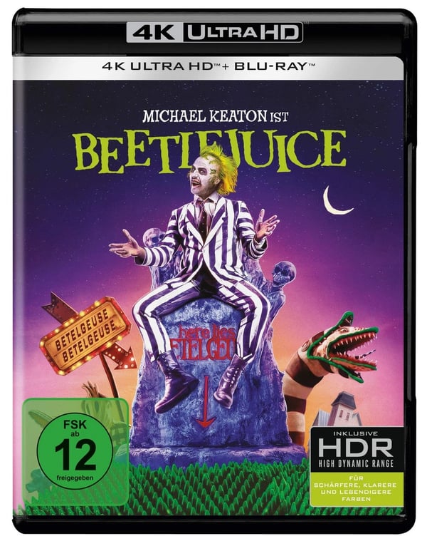 Beetlejuice (4K UltraHD) (+ Bluray 2D) (4K UHD Bluray) Brand New