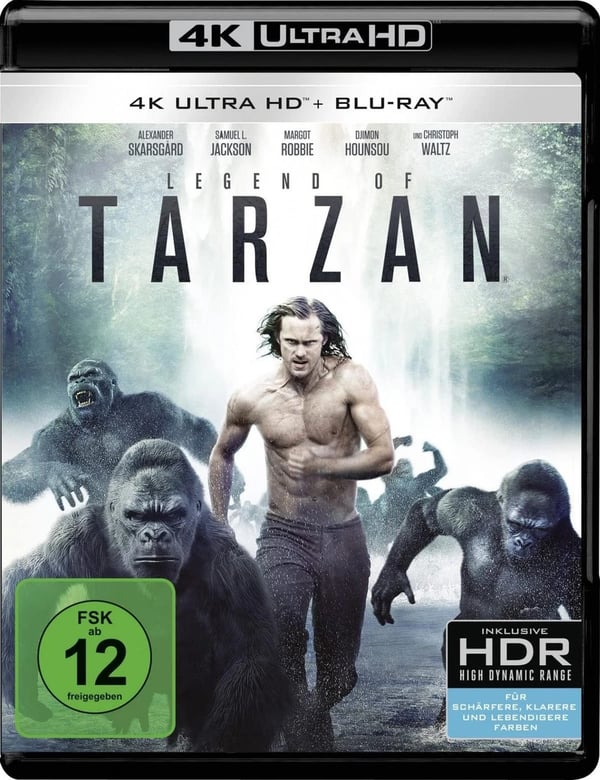 Legend of Tarzan (4K UltraHD + 2DBluray) (2Disc Version) (4K UHD Bluray) Brand New Legend of Tarzan (4K UltraHD + 2DBluray) (2Disc Version) (4K UHD Bluray) Brand New