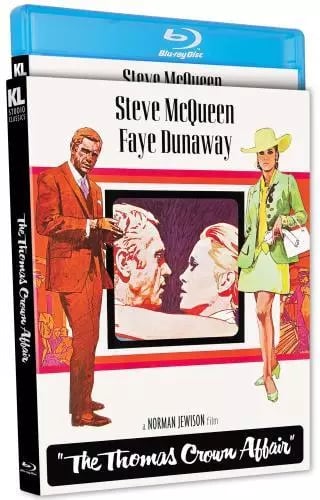 THOMAS CROWN AFFAIR (1968) Region A Blu Ray,US Import Brand New