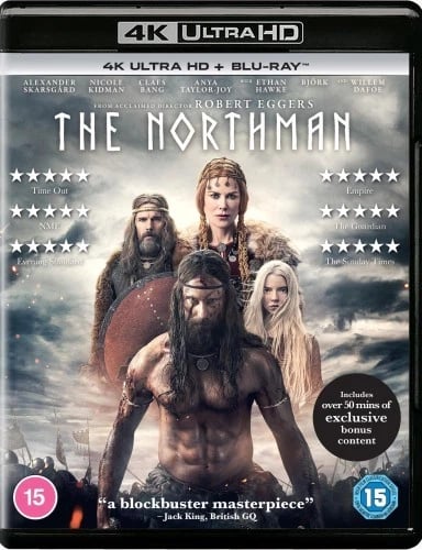 The Northman 4K UHD Blu Ray Region free Brand New
