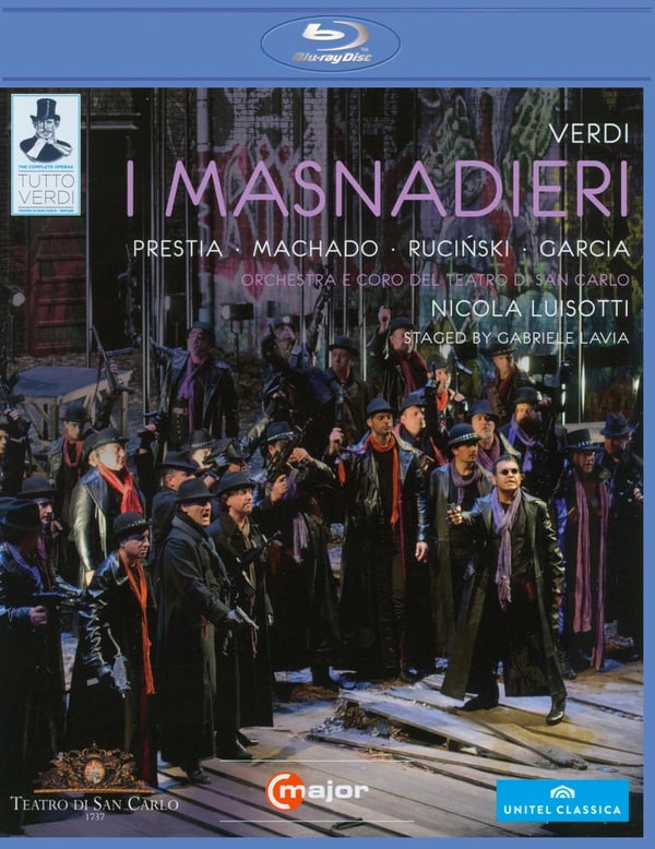 Verdi I Masnadieri (Bluray, 2013) Brand New