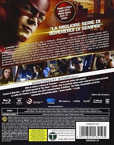 The Flash Stagione 01 [Bluray] [Import anglais] [Region Free] DVD Brand New