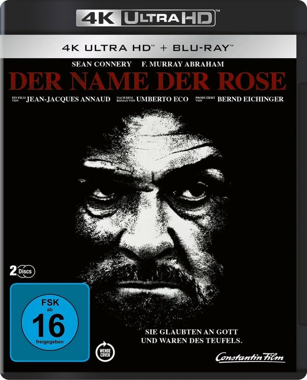Der Name der Rose (4K Ultra HD) ( + Bluray) (4K UHD Bluray) Sean Connery Brand New