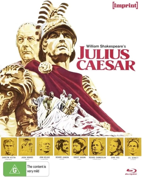 Julius Caesar Imprint Limited Edition BluRay with Slipcover Brand New