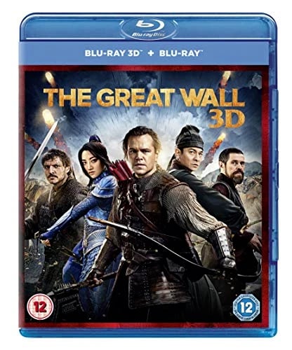 THE GREAT WALL 3D + 2D Bluray Movie Film Releas R2 Matt Damon Brand New