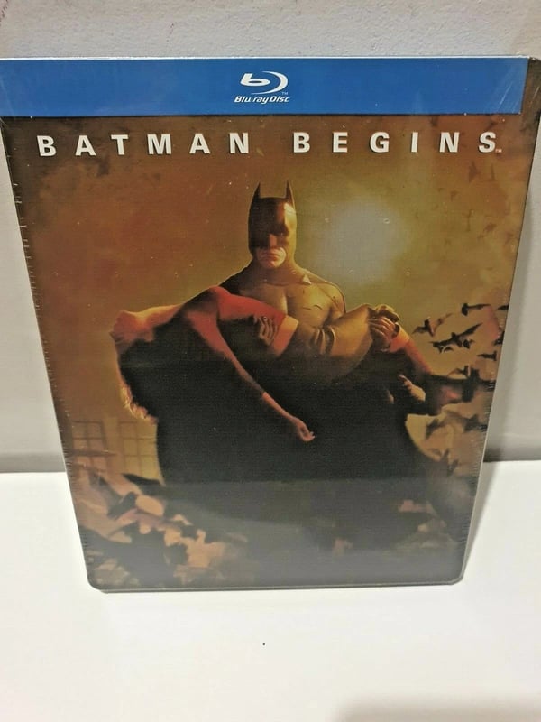 Batman Begins BluRay Best Buy Exclusive Limited Edition Steelbook + Brand New