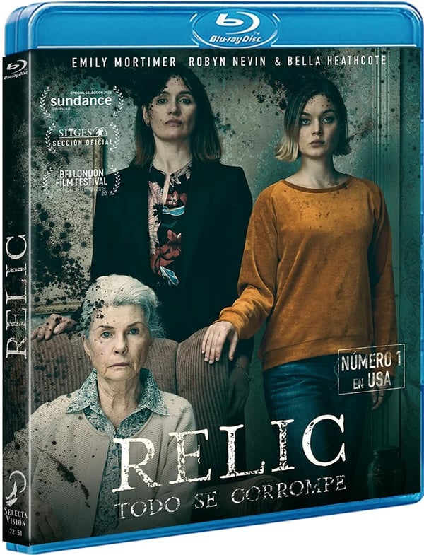 RELIC (2020) BLU RAY B EMILY MORTIMER, BELLA HEATHCOTE, ROBYN NEVIN, Brand New