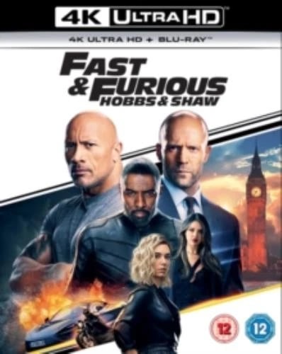 Fast and Furious Hobbs and Shaw 4K UHD Blu Ray Region free Brand New