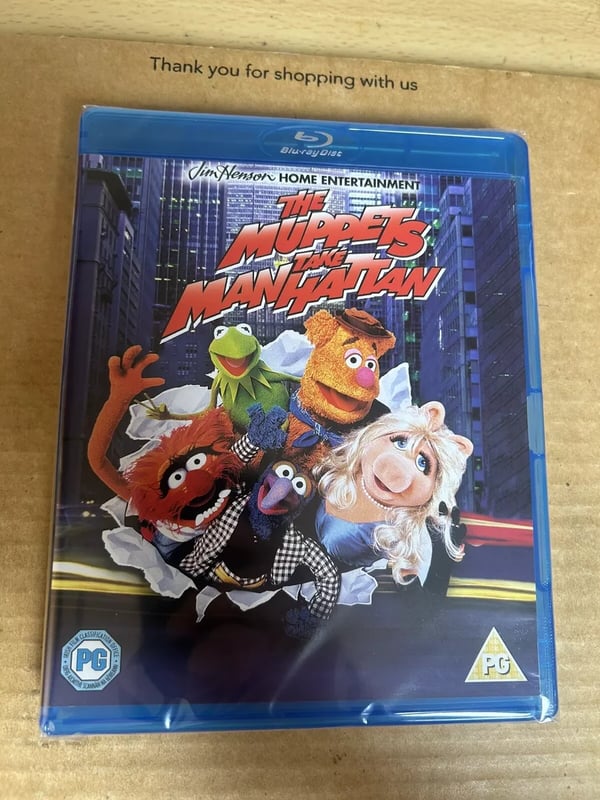 The Muppets Take Manhattan (1984) Rare Reg Free Blu Ray Brand New