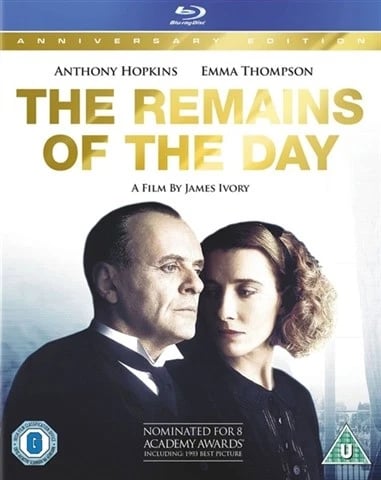 THE REMAINS OF THE DAY BLURAY James Ivory Michael Lonsdale Movie Film R2 Brand New