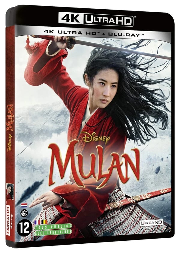 Mulan live action 4k ultra hd (4K UHD Bluray) Yifei Liu Donnie Yen Niki Caro Brand New