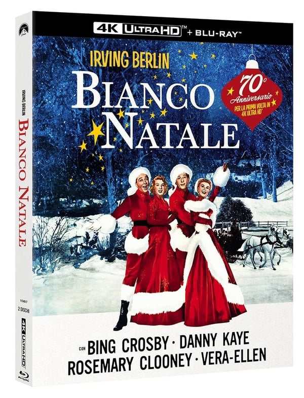 Bianco Natale (4K UHD (4K UHD Bluray) Bing Crosby Danny Kaye Rosemary Clooney Brand New