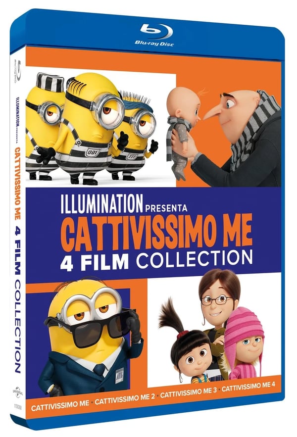 Cattivissimo Me 4 Film Collection (4 Bluray) (Bluray) Steve Carell Brand New