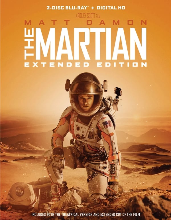 MARTIAN: EXTENDED EDITION 2016 / Region A Bluray Brand New
