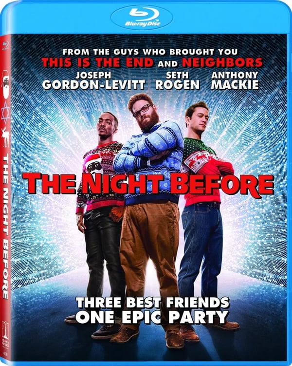 THE NIGHT BEFORE (2016 Seth Rogen) Blu Ray Region free for Brand New