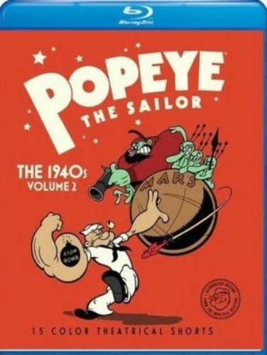 POPEYE THE SAILOR: 1940S Voume 2 (BLU RAY) Region free Brand New