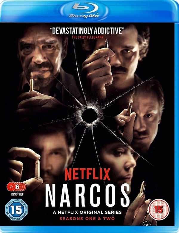 NARCOS THE COMPLETE SERIES 12 BLURAY 1st 2nd First Second SEASON One Two Brand New