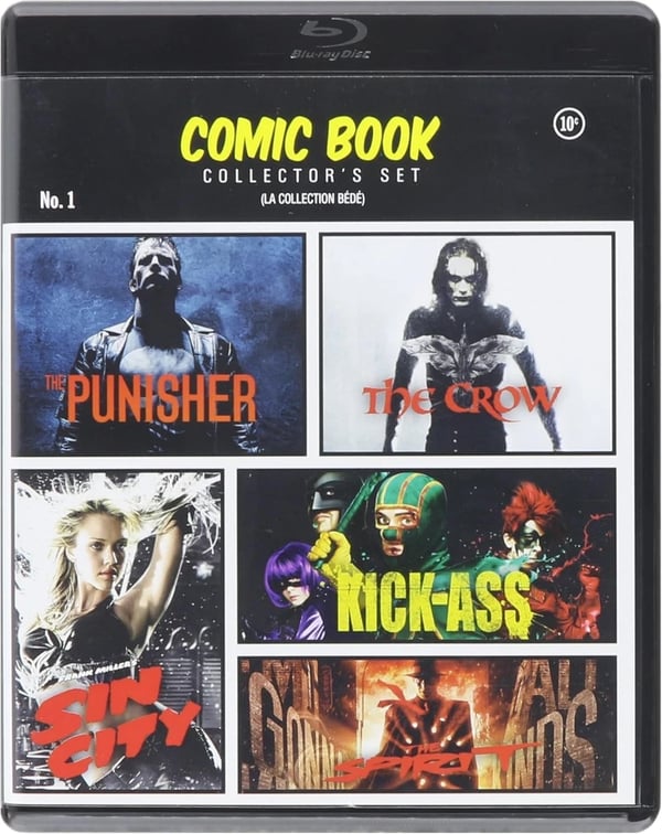 THE PUNISHER / THE CROW / KICK ASS / SIN CITY / THE SPIRIT / Reg A Bluray Brand New