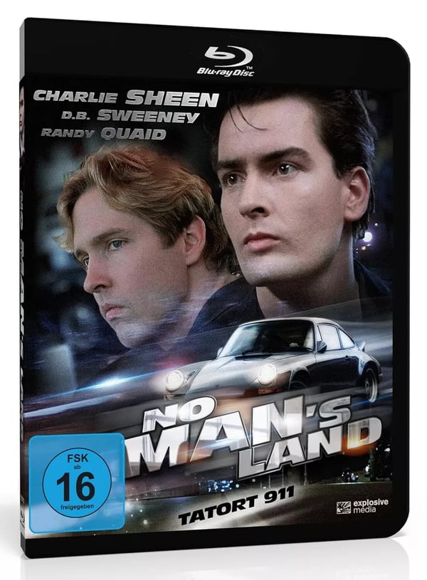 NO MAN'S LAND 1987 / Charlie Sheen / D.B. Sweeney Region B Blu Ray Brand New