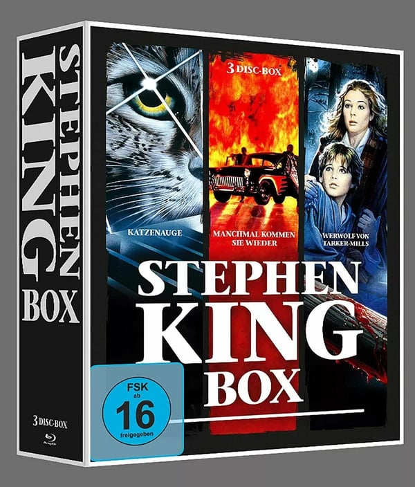 CAT'S EYE / SOMETIMES THEY COME BACK / SILVER BULLET S. KING RB Blu Ray Brand New