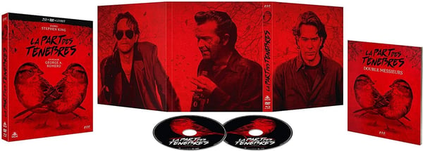THE DARK HALF 1993 / 2 Disc Ltd / SLIPCOVER / Stephen King Reg B Blu ray Brand New