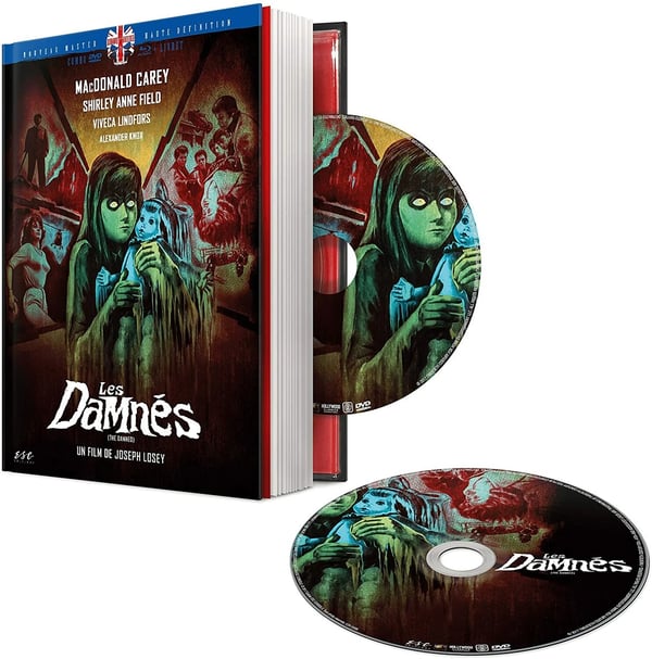 THE DAMNED 1963 / Remastered / 2 Disc Mediabook / Oliver Reed RB Blu Ray Brand New