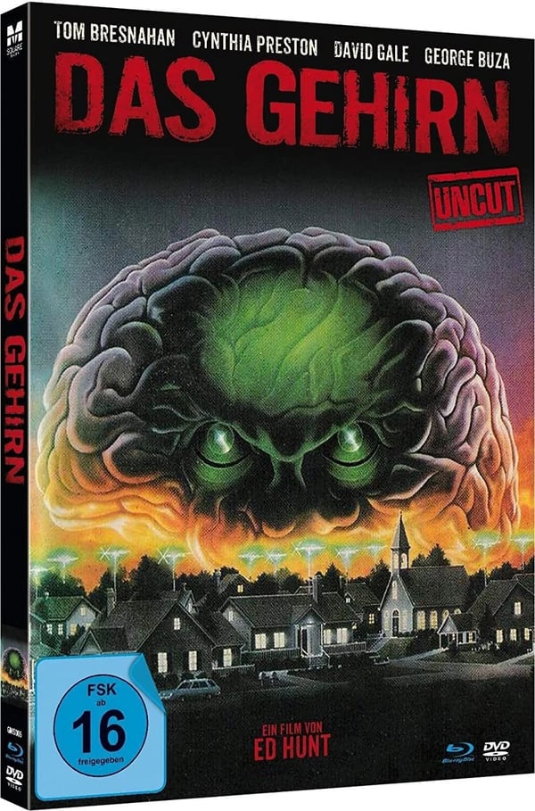 THE BRAIN 1988 / UNCUT / 2 Disc Mediabook / Cynthia Preston RB Blu Ray Brand New