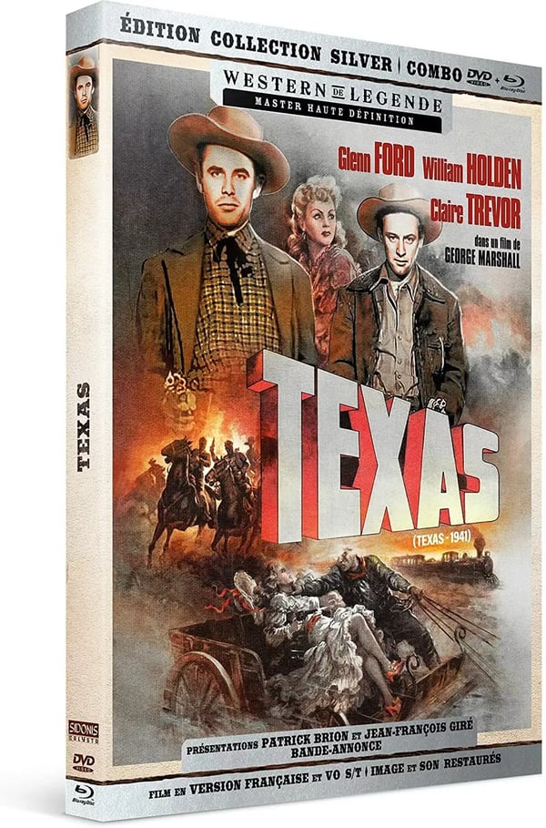 TEXAS 1941 / Remastered / 2 Disc Special / Glen Ford / Holden RB Bluray Brand New