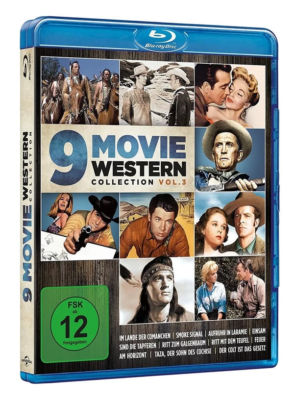 9 MOVIE WESTERN COLLECTION Smoke Signal / Riot in Laramie RB Blu Ray Brand New