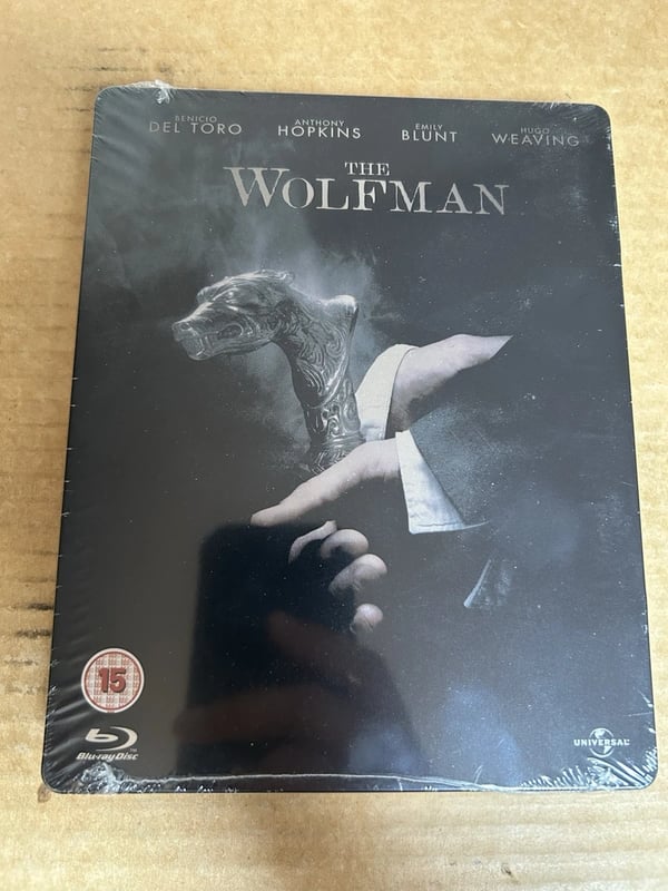 The Wolfman (2010) Reg Free Blu Ray STEELBOOK Anthony Hopkins Brand New
