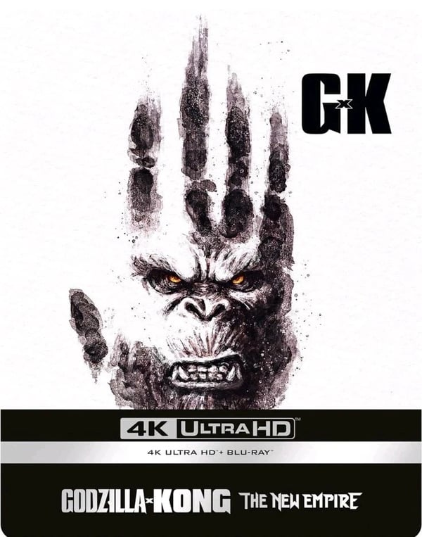 Godzilla x Kong The Empire 4K UHD BLU RAY Steelbook Film Brand New