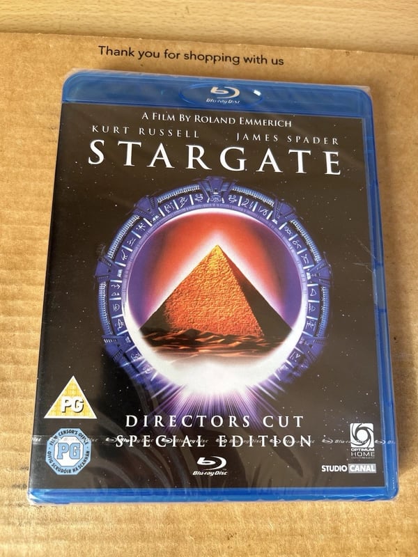 Stargate (1994) Directors Cut Rare Reg B Blu Ray Kurt Russell Brand New