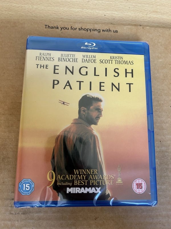 The English Patient (1996) Very Rare Blu Ray Ralph Fiennes Brand New