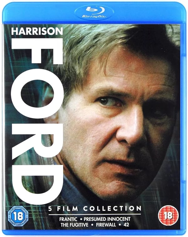 HARRISON FORD 5 FILM COLLECTION Bluray FRANTIC FIREWALL 42 THE FUGITIVE R2 Brand New