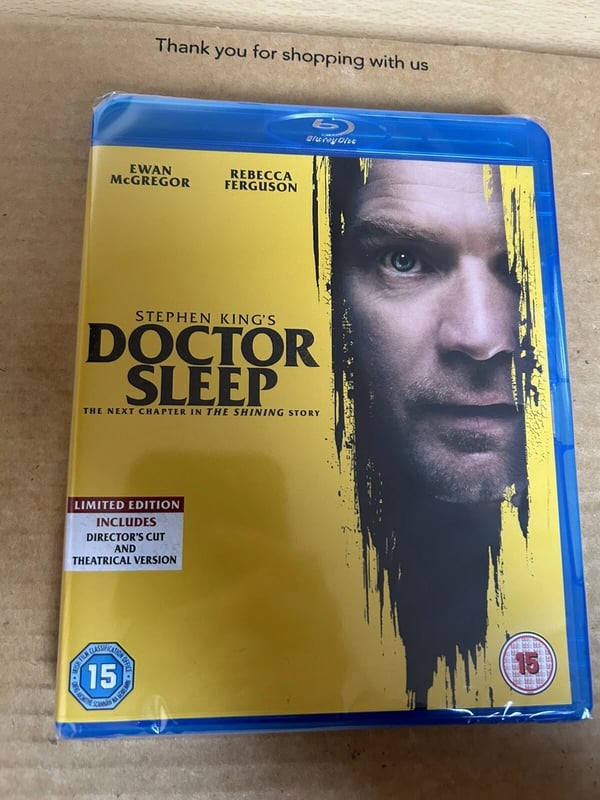 Doctor Sleep Blu Ray inc Director’s Cut Stephen King Shining Sequel Brand New Doctor Sleep Blu Ray inc Director’s Cut Stephen King Shining Sequel Brand New