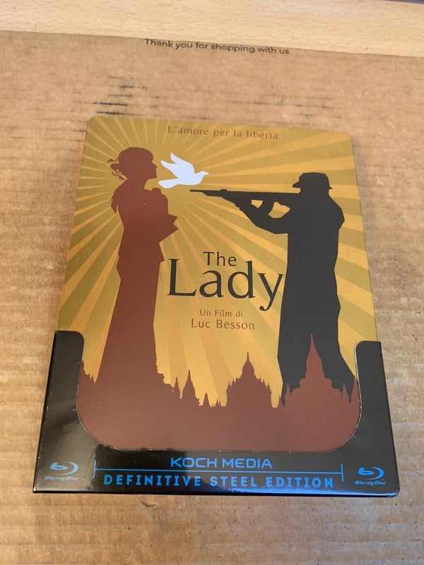 The Lady (Luc Besson) Special Edition Blu Ray Steelbook Rare Import Brand New