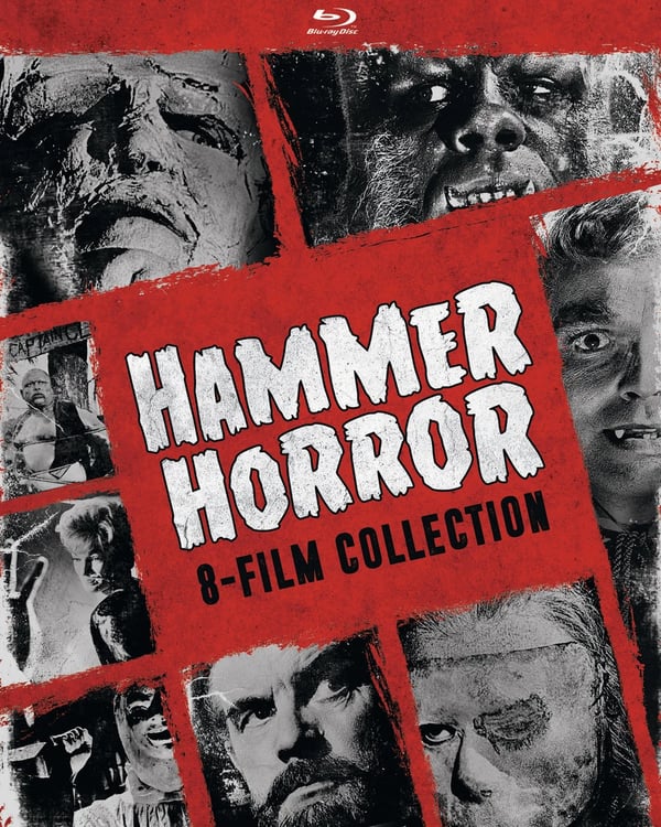 Hammer Horror: 8 Film Collection Bluray Brand New