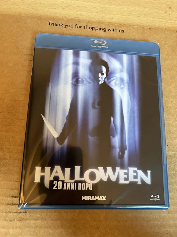 Halloween H20 RARE Reg B BLU RAY Jamie Lee Curtis Horror Brand New
