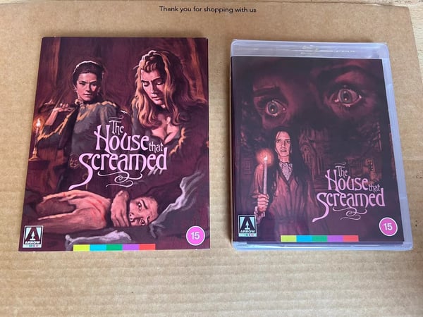 The House That Screamed (1970) Arrow Limited Bluray + Slipcase Brand New