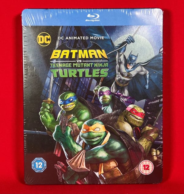 Batman Vs Teenage Mutant Niunja Turtles BluRay STEELBOOK Brand New
