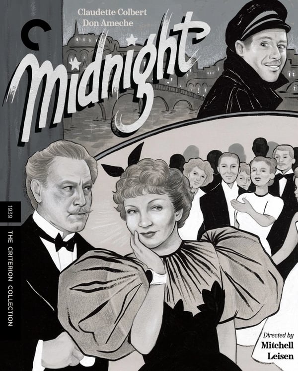 Midnight The Criterion Collection (Bluray) John Barrymore Claudette Colbert Brand New