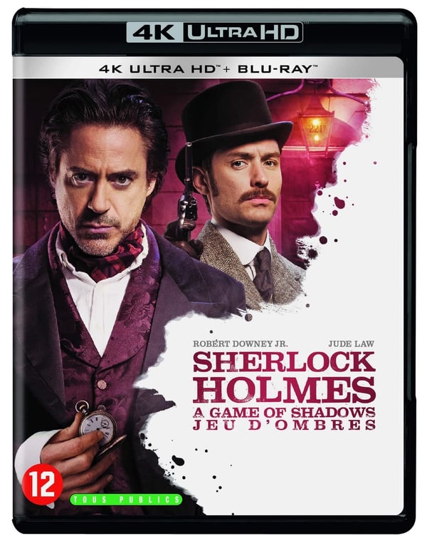 Sherlock Holmes A game of shadows (4K UHD Bluray) Robert Jr. Downey Jude Law Brand New