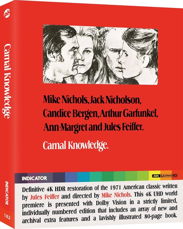 Carnal Knowledge (Limited Edition 4K UHD) [Bluray] Brand New