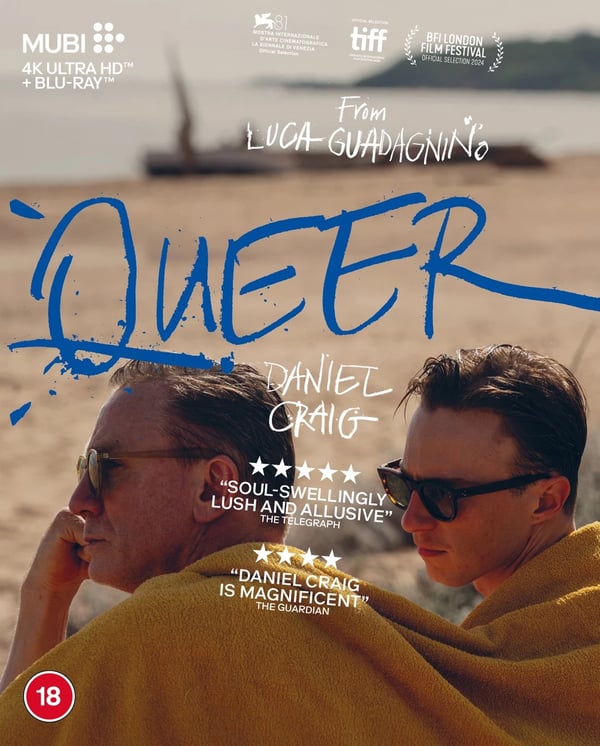 Queer (4K UHD Bluray) Jason Schwartzman Ariel Schulman Drew Droege David Lowery Brand New