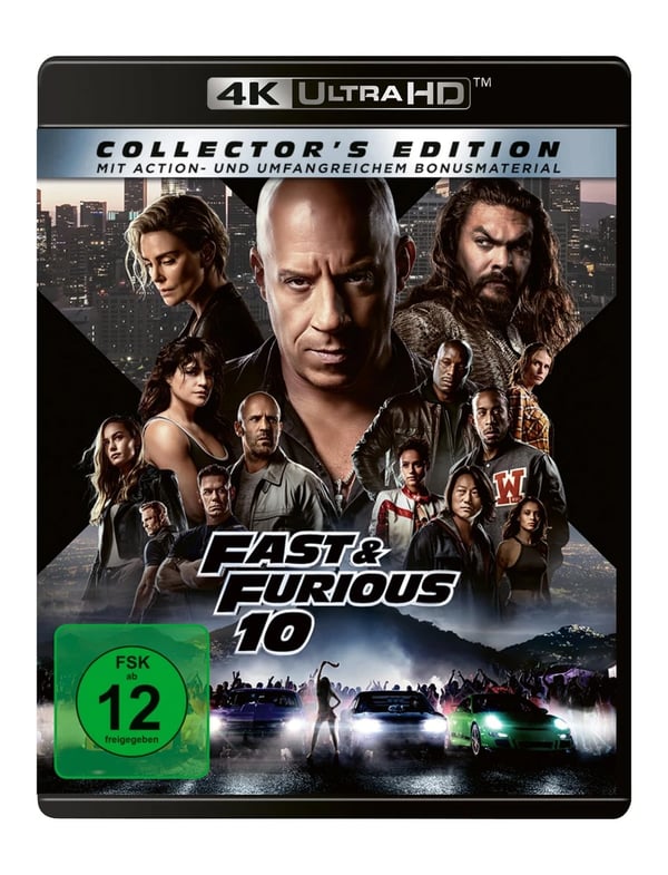 Fast & Furious 10 (4K UHD Bluray) Vin Diesel Michelle Rodriguez Louis Leterrier Brand New