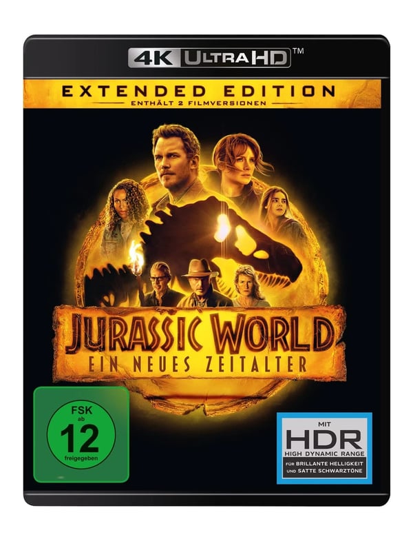 Jurassic World: Ein neues Zeitalter (Bluray) Chris Pratt Bryce Dallas Howard Brand New