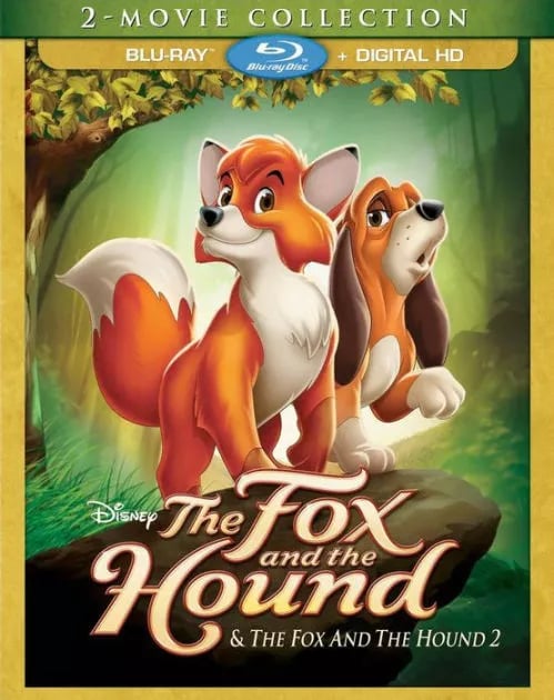 THE FOX AND THE HOUND: 2 MOVIE COLLECT BLU RAY Region free Brand New