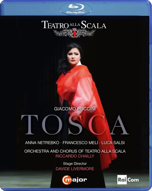 Tosca: Live from La Scala (Chailly) (Bluray) Anna Netrebko Luca Salsi Brand New