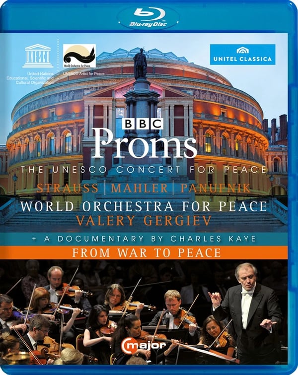 BBC Proms The UNESCO Concert for Peace/From War to Peace (Bluray) Mahler Brand New